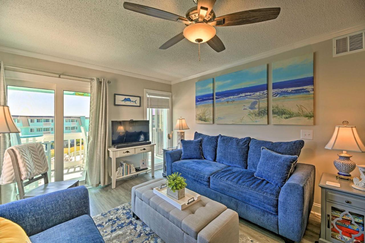 Walk To Beach Ocean-View Atlantic Beach Condo! Экстерьер фото